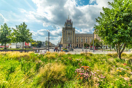 City the Moscow. Hotel and office complex "Beijing", Bolshaya Sadovaya street.Russia.のeditorial素材