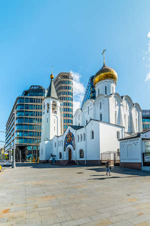 Tver Old Believer community of the church in the name of St. Nicholas the Wonderworker in Moscow.Russia.2019のeditorial素材
