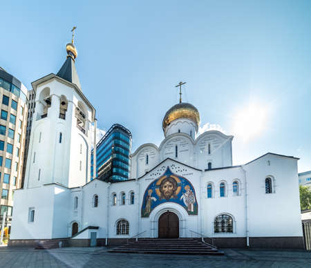 Tver Old Believer community of the church in the name of St. Nicholas the Wonderworker in Moscow.Russia.2019のeditorial素材