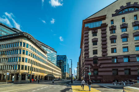 City the Moscow .Forest street, summer day.Russia.2019のeditorial素材