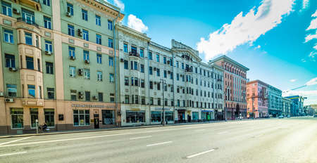 City the Moscow .1st Tverskaya-Yamskaya street, 16 / 23s1.Russia.2019のeditorial素材