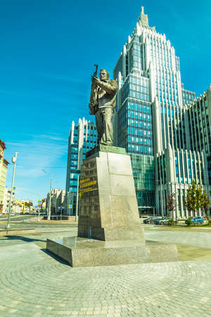 City the Moscow .Monument to MT Kalashnikov.Russia.2019のeditorial素材