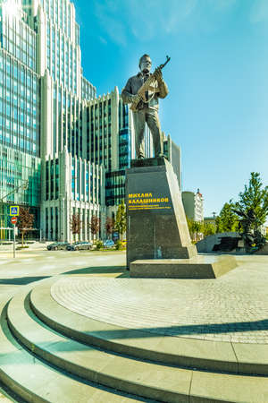 City the Moscow .Monument to MT Kalashnikov.Russia.2019のeditorial素材