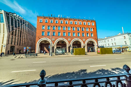 City the Moscow .Tsvetnoy Boulevard, 17.Russia.2019のeditorial素材