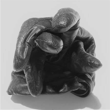 Black woven fabric. Futuristic gloss black matter. Black woven cloth monster on a white background. Black woven cloth on a white background. Black woven fabric in green tones on a white background. Black woven cloth monster Kruger on a white background.の写真素材