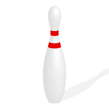 realistic Skittle with shadow. Vector illustrationのイラスト素材