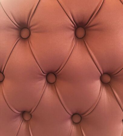 fun upholstery red vintage leather pattern backgroundの写真素材