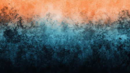 Grainy blue orange black background, abstract color gradient wave shape noise texture poster header banner wallpaper cover designの素材