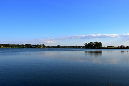 Border between water and sky