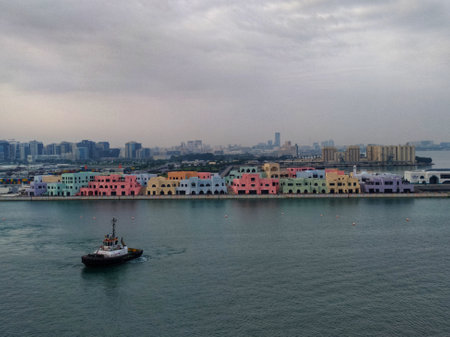 View of Doha, Qatarの写真素材