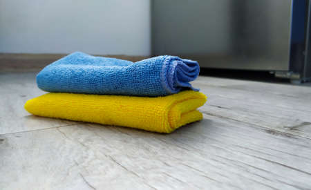 Rags for cleaning the kitchen, rag for cleaning the floor in the kitchenの写真素材