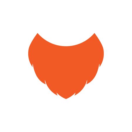 Vector Illustration on the theme Patricks Day. For a poster or banner and greeting card. Icon. Isolated on a white background. Beard.のイラスト素材
