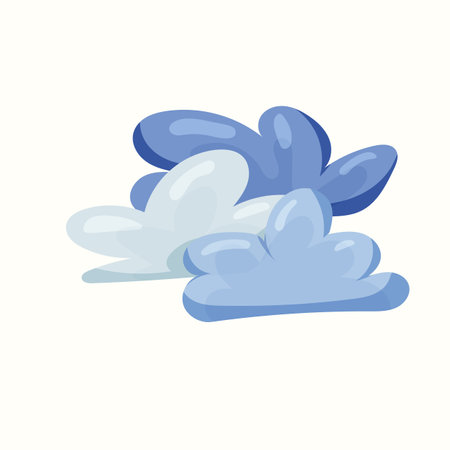 Clouds. Vector illustration in flat styleのイラスト素材