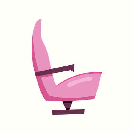 A comfortable chair for home or travel. Vector illustration in flat styleのイラスト素材