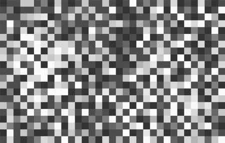 Censor blur effect texture isolated. Blurry pixel color censorship element, naked pixel blur. Vector nude skin censor patternのイラスト素材
