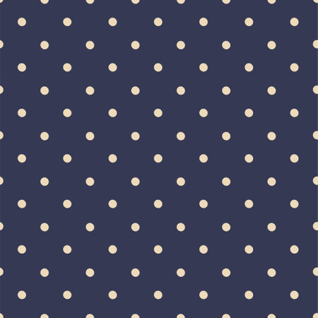 Black and white seamless polka dot pattern vector. Random spots hand-drawn.のイラスト素材