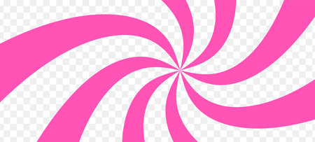 Pink radial background. Spiral ray starburst. vector pattern illustrationのイラスト素材