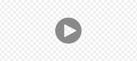 Play button icon on transparent background. Player video symbol. vector illustrationのイラスト素材