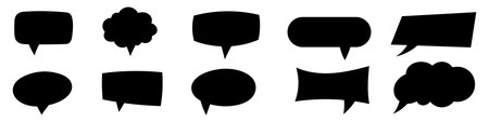 speech bubbles and text balloons in cartoon style. Handwriting sketches and doodles create cloud...