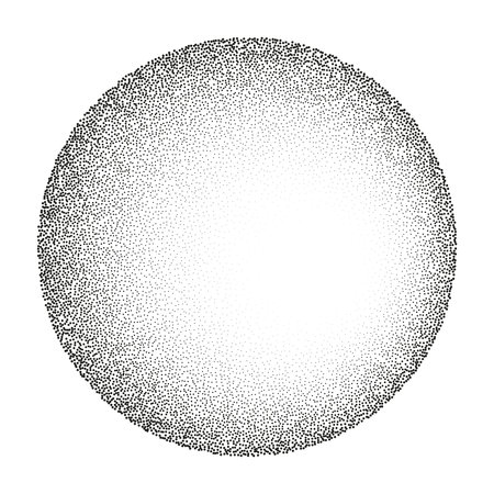 Gritty texture sand on transparent background.Monochrome noise halftone, grit pattern.Vector isolated illustrationのイラスト素材