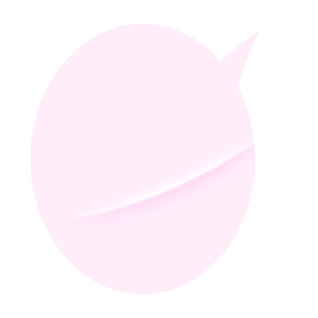 Paper bubble for speech with sticker effect, text balloon in vintage. Message for talk, doodled to speaking shapes, ideal for chat communications. Flat vector illustrations isolated in background.のイラスト素材