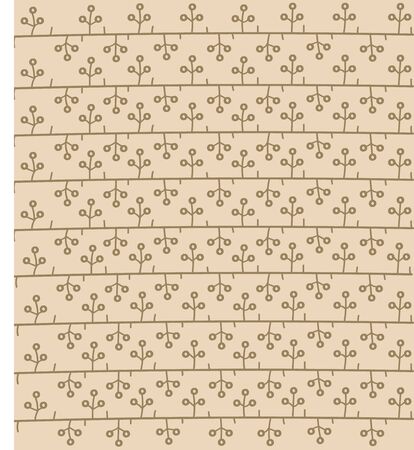 Vector illustration of text or photo background with image simplified ethnic floral ornament.のイラスト素材