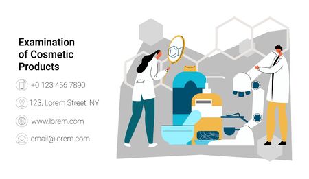 Vector illustration a companys the business cardのイラスト素材