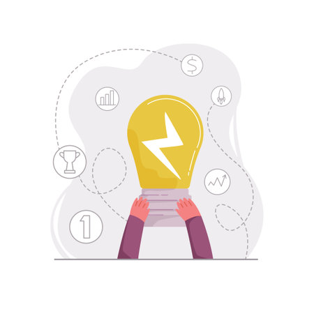 concept thinking differently, ideaのイラスト素材