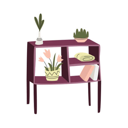 Vector illustration with a set of household items.のイラスト素材