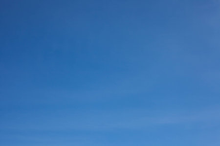 Blue sky on a bright sunny day
