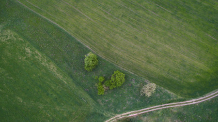 Beautiful picture shot on drone. View from above.の写真素材