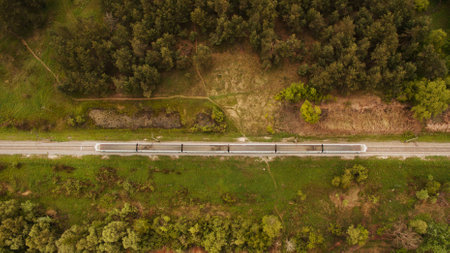 Beautiful picture from aboveの写真素材