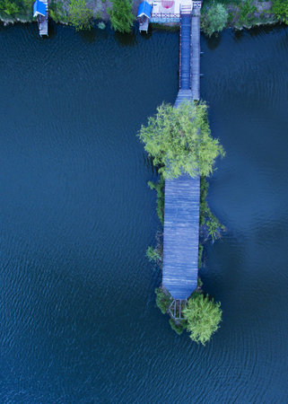 Beautiful picture shot on drone. View from above.の写真素材