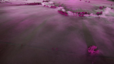 Beautiful scenery shot from the droneの写真素材