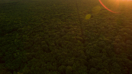 Beautiful scenery shot from the drone