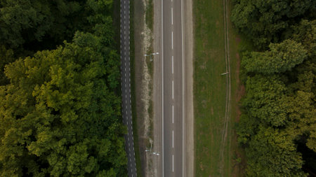 Beautiful scenery shot from the drone