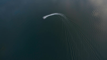 Beautiful scenery shot from the droneの写真素材