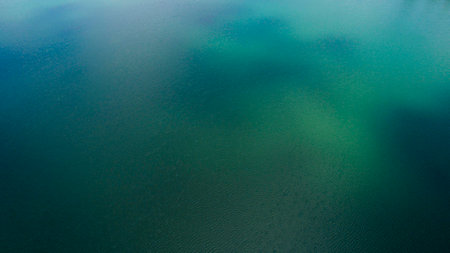 Beautiful sea scenery shot from the droneの写真素材