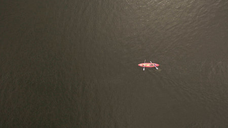 Beautiful sea landscape view from aboveの写真素材