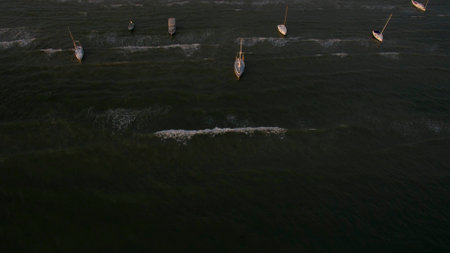 Beautiful picture taken from the top.の写真素材