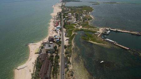 Beautiful picture taken from the top.の写真素材