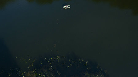 Beautiful picture taken from the top.の写真素材