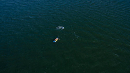 Beautiful picture taken from the top.の写真素材