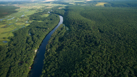 Beautiful picture taken from the top.の写真素材