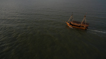 Beautiful picture taken from the top.の写真素材