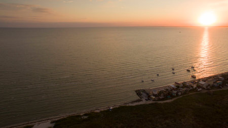 Beautiful picture taken from the top.の写真素材