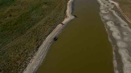 Beautiful picture taken from the top.の写真素材