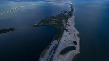 Beautiful picture taken from the top.の写真素材