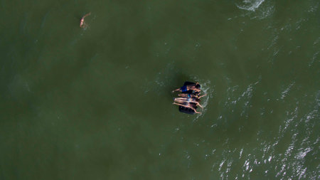 Beautiful picture taken from the top.の写真素材