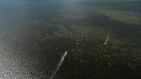 Beautiful picture taken from the top.の写真素材